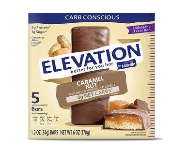 Elevation by Millville Caramel Nut Protein Bars - 10 Bars - image 2
