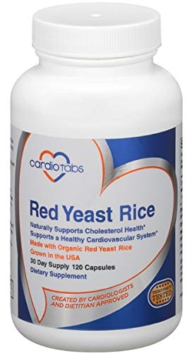 CardioTabs Red Yeast Rice 1200 mg - 120 Capsules