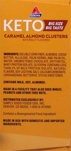 Atkins Caramel Almond Clusters Keto Nutrition Bar - 8 Count - image 13
