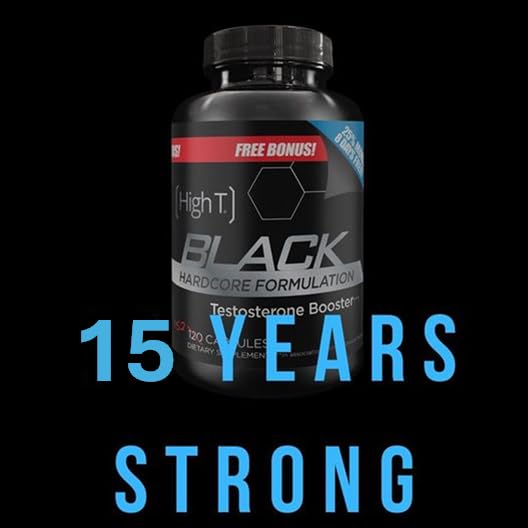 HI-T High T Black Testosterone Booster for Men - 120 Capsules - image 9