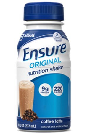 Ensure Original Balanced Nutrition Shake Coffee Latte - 6 Pack