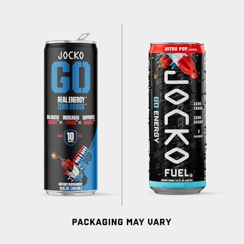 Jocko Fuel GO Energy Drink Nitro Pop Zero Sugar - 12 Pack - image 3