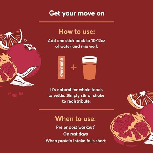 Farmana Workout + Energize Blood Orange Pomegranate Drink Mix - 5.3 oz - image 3