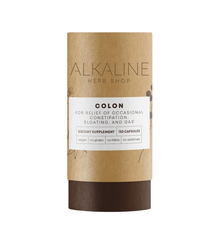Alkaline Herb Colon Supplement - 150 Vegetarian Capsules