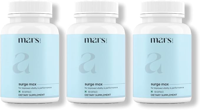 mars by GHC Natural Surge Max Capsules - 180 Count