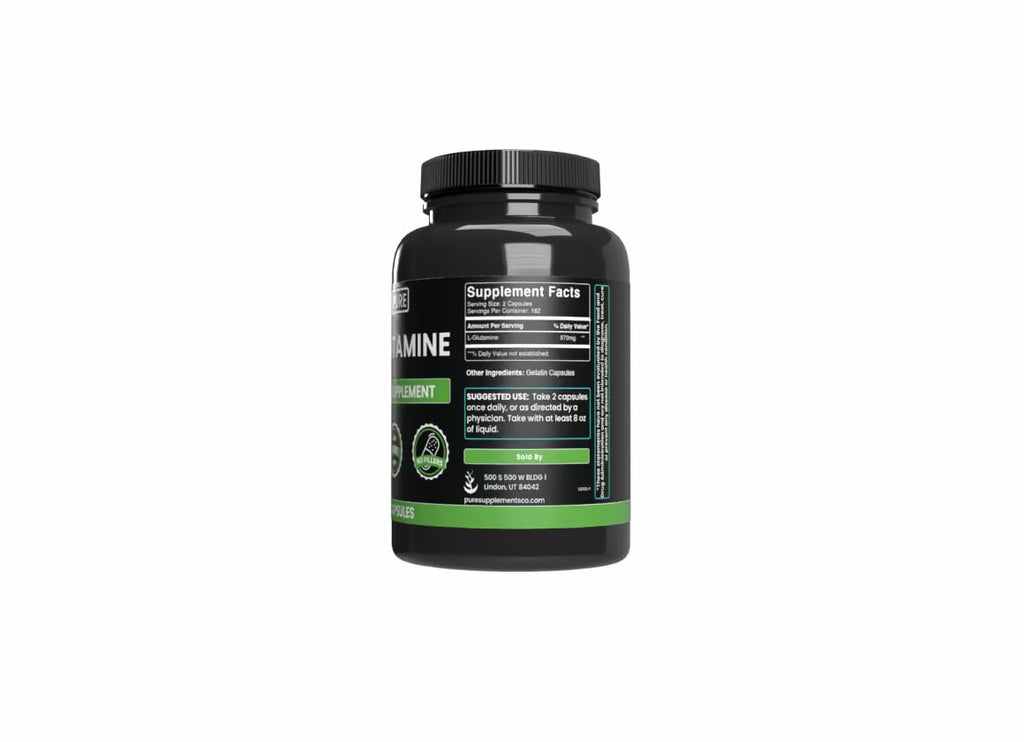 PURE ORIGINAL INGREDIENTS L-Glutamine (730 Capsules) No Magnesium Or