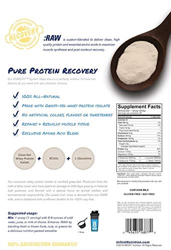 Infinit Nutrition RAW Whey Protein Isolate Unflavored - 24 oz - image 3