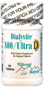 Dialyvite 800 Ultra D Multivitamin for Dialysis Patients - 90 Tablets