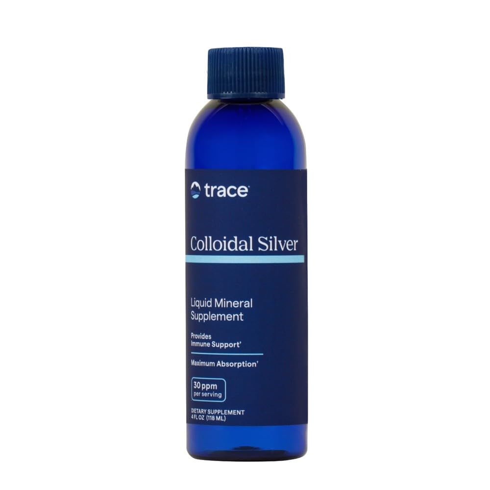 Trace Minerals Colloidal Silver Liquid Supplement - 4 oz