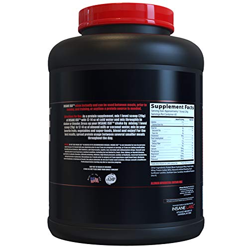 Insane Labz Insane ISO Whey Protein Powder Featuring 25g