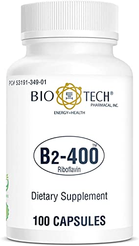 Bio-Tech Pharmacal B2-400 Vitamin B2 Riboflavin - 100 Capsules - image 5