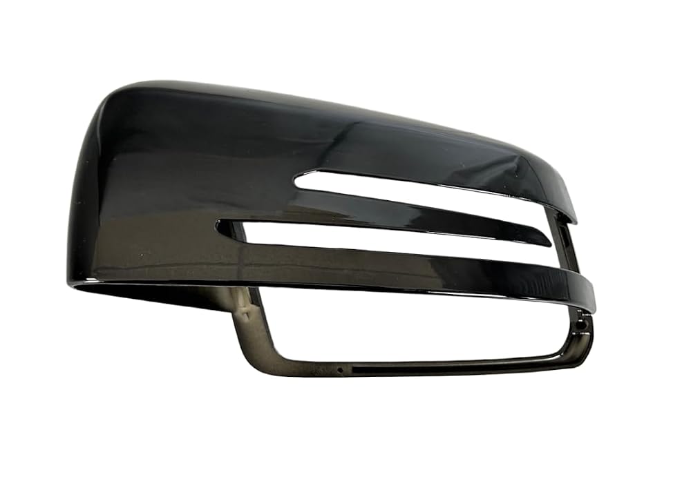 8th Gear Black Left Driver Side Mirror Cover for Mercedes CLA - 1 Cover - image 2