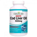 Natures Aid Cod Liver Oil High Strength 1000mg - 180 Softgels