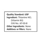 NuSci Thiamine HCL Vitamin B1 Pure Powder Energy
