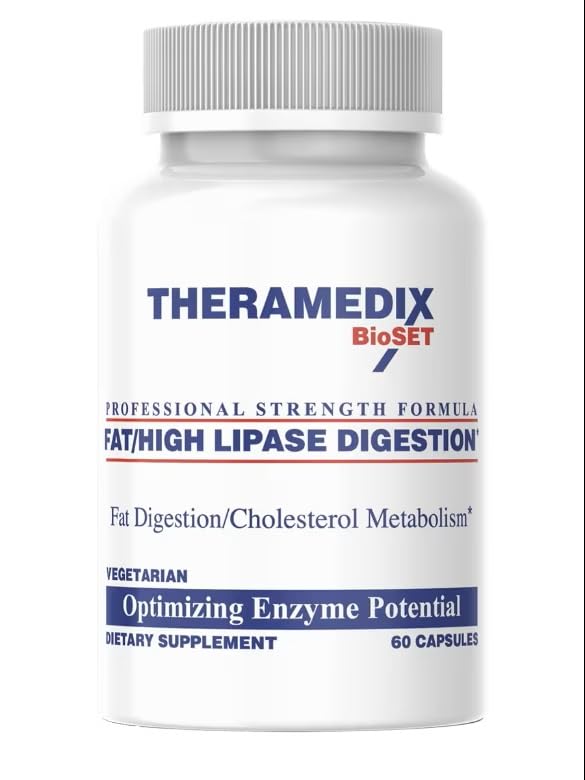 Theramedix Fat High Lipase Digestion - 60 Vegetarian Capsules
