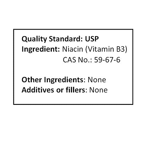 NuSci Niacin Vitamin B3 Pure Powder Energy Ingredient