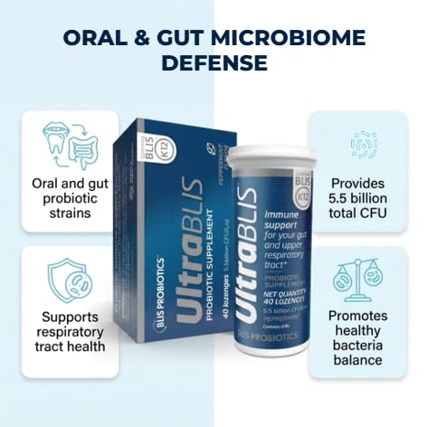BLIS UltraBLIS K12 Gut & Oral Probiotics - 40 Lozenges - image 4
