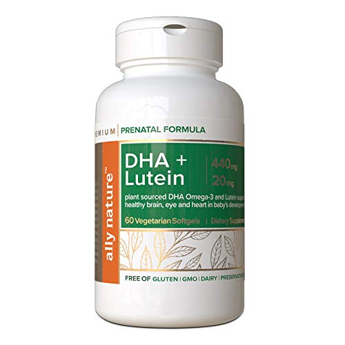 Ally Nature Vegan Prenatal DHA 440mg with Lutein - 60 Softgels