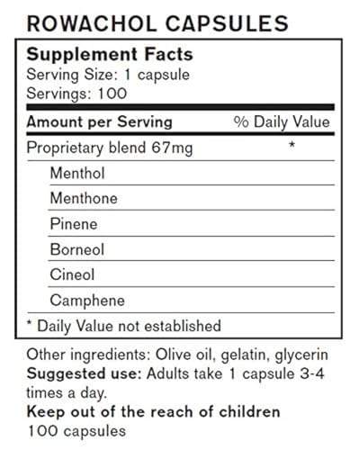 Rowachol Capsules - 100 Capsules - image 2