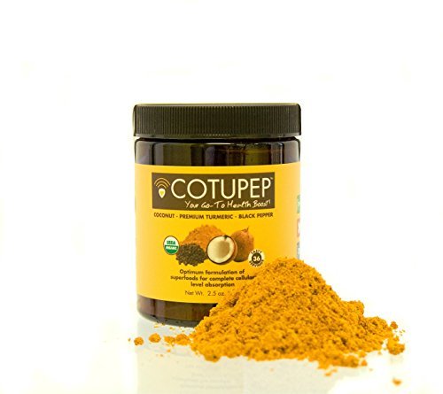 COTUPEP Turmeric Booster Powder with Curcumin - 2.5 oz