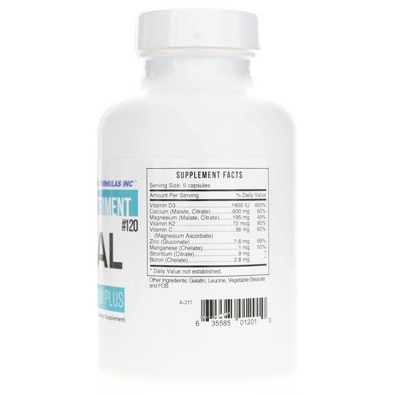 Systemic Formulas CAL Calcium Plus - 100 Capsules - image 3
