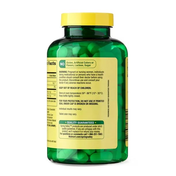 GAMURRY Spring Valley Glucosamine Chondroitin Triple Strength - 160 Tablets - image 3