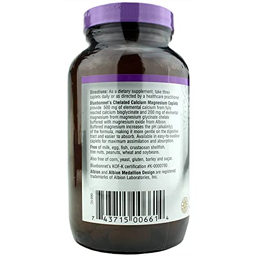 Bluebonnet Nutrition Buffered Chelated Magnesium - 360 Vegetarian Capsules - image 3