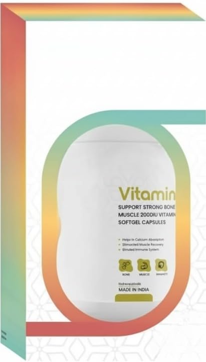 Generic Vitamin D3 50mcg (2000 IU) Immune Support - 50 Capsules - image 2