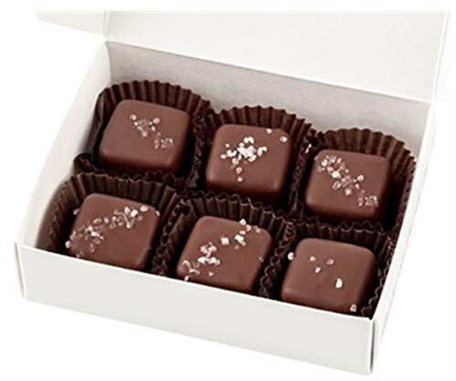 No Whey! Foods Sea Salt Caramel Vegan Chocolate - 6 Piece
