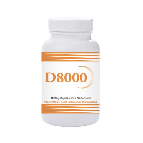 Natural Living Vitamin D3 8000 IU - 300 Capsules - image 3