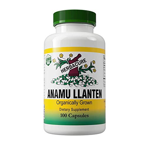 HERBACURE Anamu Llanten 550mg Capsules - 100 Count