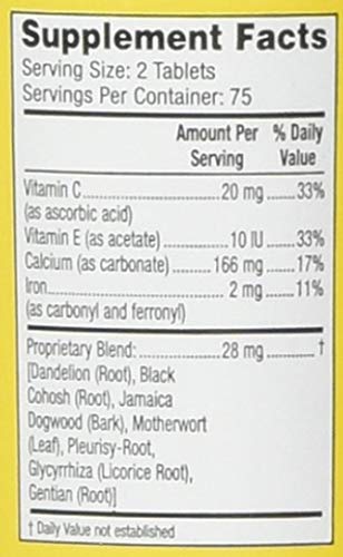 Lydia Pinkham Herbal Tablets for Menstruation and Menopause Support - image 4