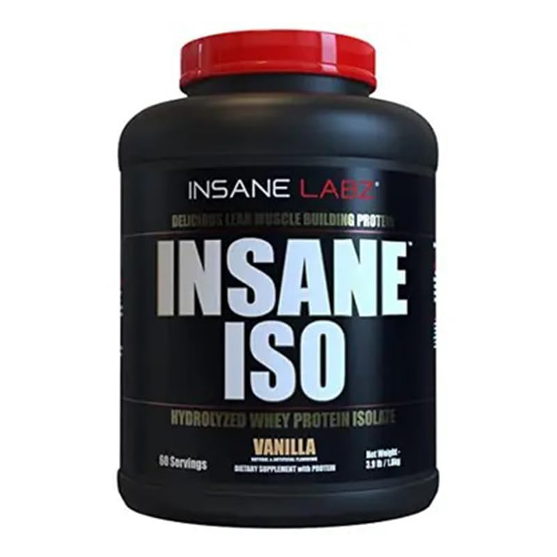 Insane Labz Insane ISO Whey Protein Powder Featuring 25g