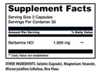 Amazing Formulas Berberine 1000mg Per Serving Capsules Supplement
