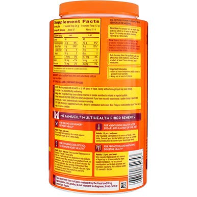 Procter and Gamble Metamucil Orange Smooth Fiber Powder - 48 oz - image 8