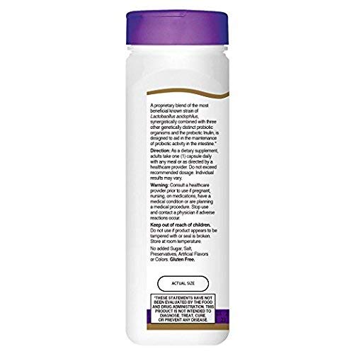 21st Century Acidophilus Probiotic Blend - 300 Capsules - image 3