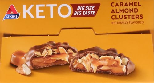 Atkins Caramel Almond Clusters Keto Nutrition Bar - 8 Count - image 14