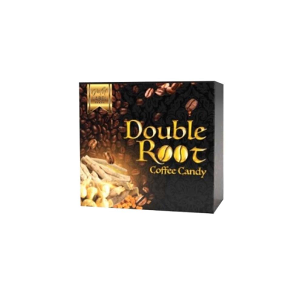 Double Root Instant Coffee Candy Sweets Energy Support - 10 Pieces