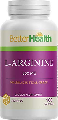 Better Health L-Arginine 500 mg - 100 Capsules