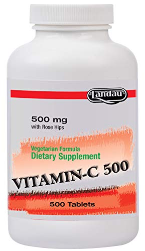 LANDAU Kosher Vitamin C 500 mg - 500 Tablets