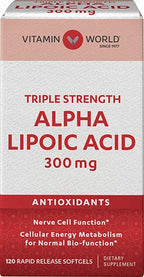 Vitamin World Alpha Lipoic Acid 300 mg - 120 Softgels