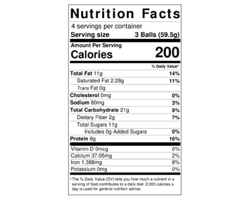 GoTein Balls Mint Chocolate Chip Protein Balls - 12 Pack - image 3