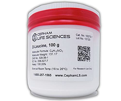 Cepham Life Sciences D-Leucine Powder - 100 g