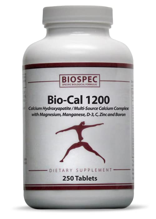 BioSpec Nutritionals Bio-Cal 1200 Bone Support - 250 Tablets