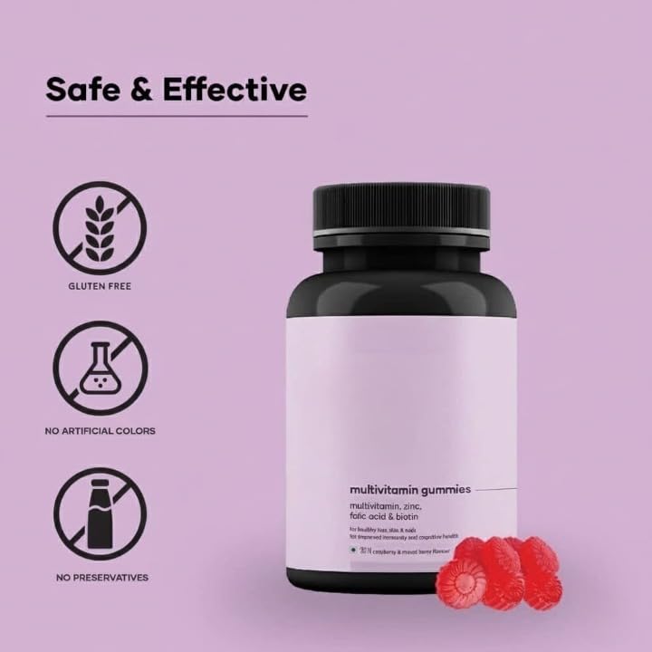 Generic GHC Multivitamin Gummies with Biotin & Zinc - 30 Gummies - image 2