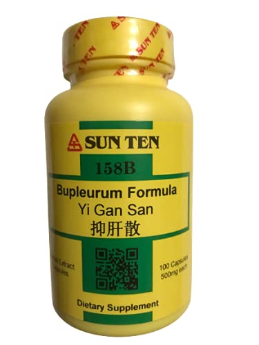 Sun Ten Bupleurum Formula Yi Gan San 158B - 100 Capsules