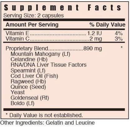 Systemic Formulas L - Liver Support 60 Capsules - image 2