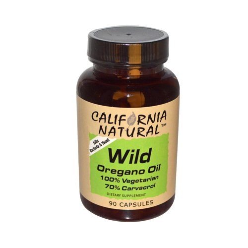California Natural Wild Oregano Oil Vegetarian Capsules - 90 Count