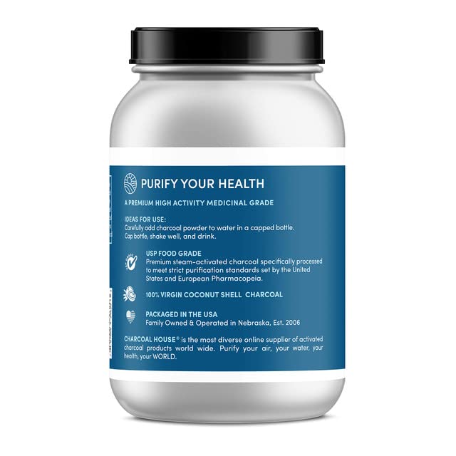 Charcoal House Activated Charcoal Powder USP Medical Grade - 24 oz - image 3