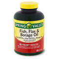 Spring Valley Fish, Flax & Borage Oil Omega 3, 6, 9 - 120 Softgels